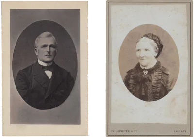 Vincents ouders: Theodorus van Gogh en Anna van Gogh-Carbentus